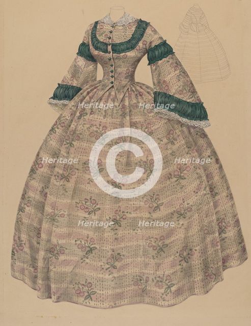 Dress, 1935/1942. Creator: Melita Hofmann.