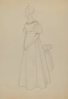 Dress, 1935/1942. Creator: Melita Hofmann