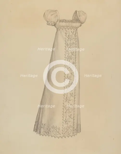 Dress, 1935/1942. Creator: Melita Hofmann.
