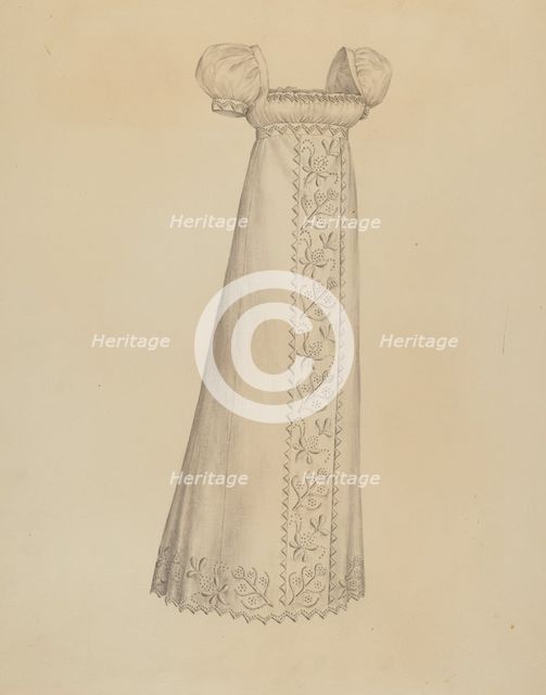 Dress, 1935/1942. Creator: Melita Hofmann.