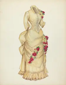 Dress, 1935/1942. Creator: Mina Lowry
