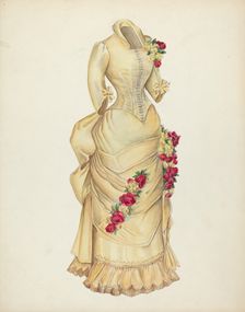 Dress, 1935/1942. Creator: Mina Lowry