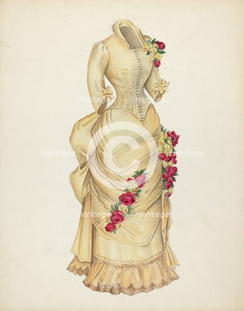 Dress, 1935/1942. Creator: Mina Lowry.