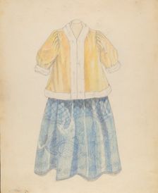 Dress, 1935/1942. Creator: Nancy Crimi
