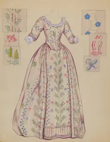 Dress, 1935/1942. Creator: Nancy Crimi