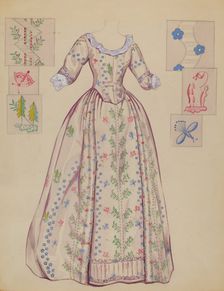 Dress, 1935/1942. Creator: Nancy Crimi