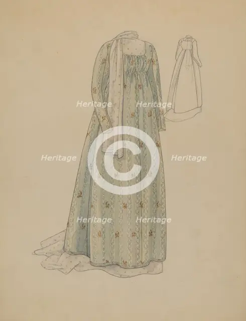 Dress, 1935/1942. Creator: William Hoffman.