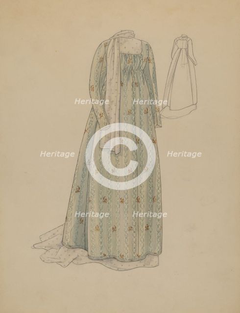 Dress, 1935/1942. Creator: William Hoffman.