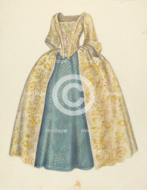 Dress, 1935/1942. Creator: Unknown.