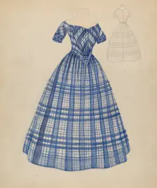 Dress, 1935/1942. Creator: Unknown