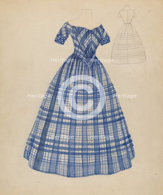 Dress, 1935/1942. Creator: Unknown.