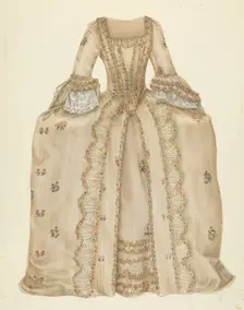Dress, 1935/1942. Creator: Unknown