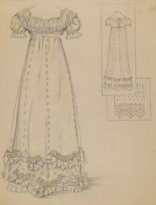 Dress, 1935/1942. Creator: Unknown