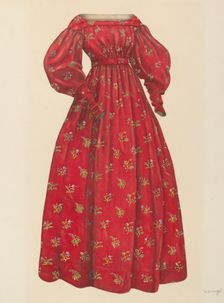 Dress, 1935/1942. Creator: Virginia Berge