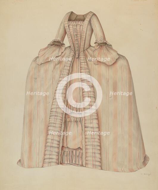 Dress, 1935/1942. Creator: Virginia Berge.