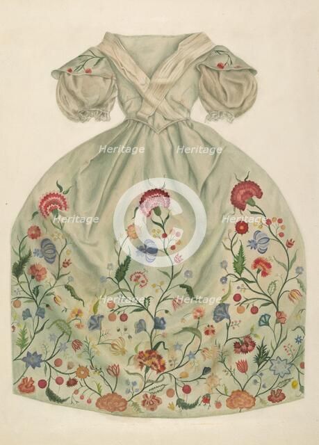 Dress, 1935/1942. Creator: Betty Fuerst.