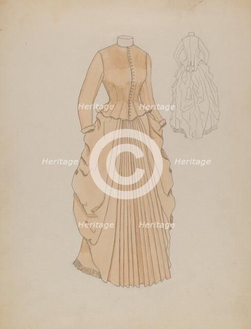 Dress, 1935/1942. Creator: Gladys Cook.