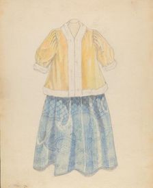 Dress, 1935/1942. Creator: Nancy Crimi