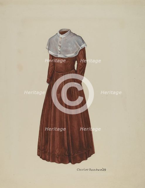 Dress, 1939. Creator: Charles Goodwin.