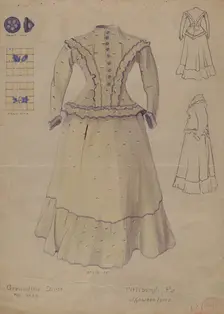 Dress, 1939. Creator: J. Howard Iams
