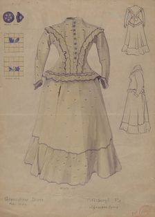 Dress, 1939. Creator: J. Howard Iams