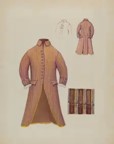 Dress Coat, c. 1936. Creators: Gordon Saltar, B. Berndt
