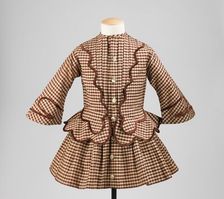 Dress, American, 1850-55. Creator: Unknown