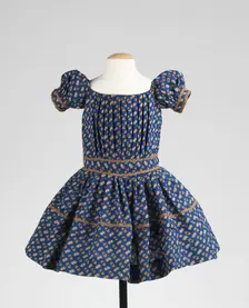 Dress, American, 1850-55. Creator: Unknown
