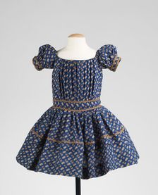 Dress, American, 1850-55. Creator: Unknown