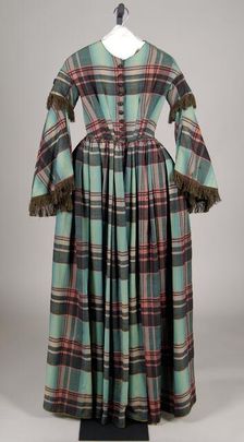 Dress, American, 1855-60. Creator: Unknown