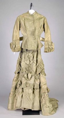 Dress, American, 1870-75. Creator: Unknown