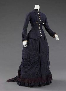 Dress, American, 1877. Creator: Mrs. F. M. Carroll