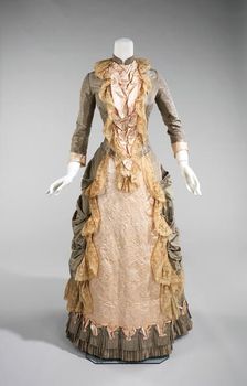 Dress, American, 1880. Creator: Unknown