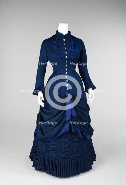 Dress, American, 1881. Creator: Unknown.