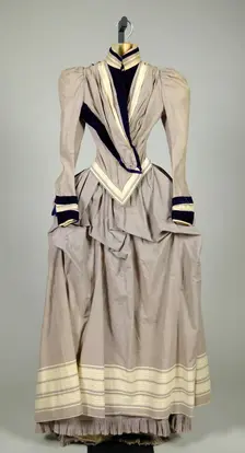 Dress, American, 1885. Creator: Unknown