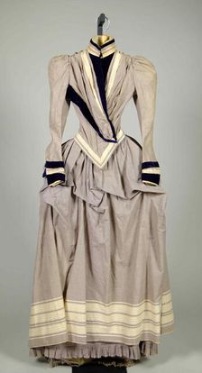 Dress, American, 1885. Creator: Unknown