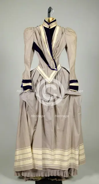 Dress, American, 1885. Creator: Unknown.