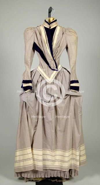 Dress, American, 1885. Creator: Unknown.