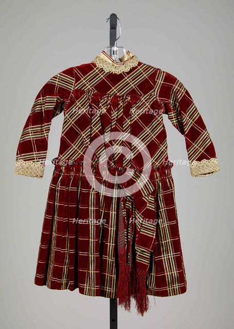 Dress, American, 1885. Creator: Unknown.