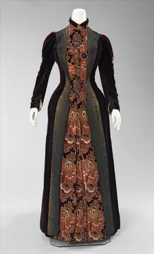 Dress, American, 1888. Creator: Mme. Uoll Gross