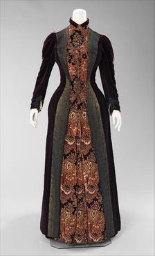 Dress, American, 1888. Creator: Mme. Uoll Gross