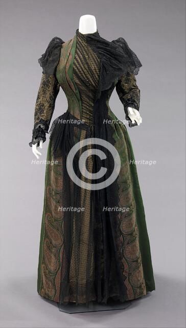 Dress, American, 1889. Creator: Mme. Uoll Gross.