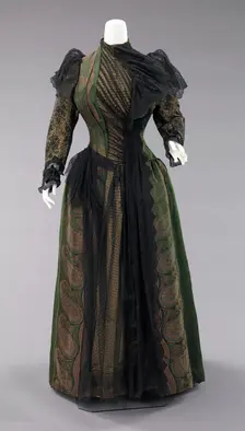 Dress, American, 1889. Creator: Mme. Uoll Gross