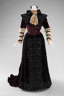 Dress, American, 1890. Creator: Unknown