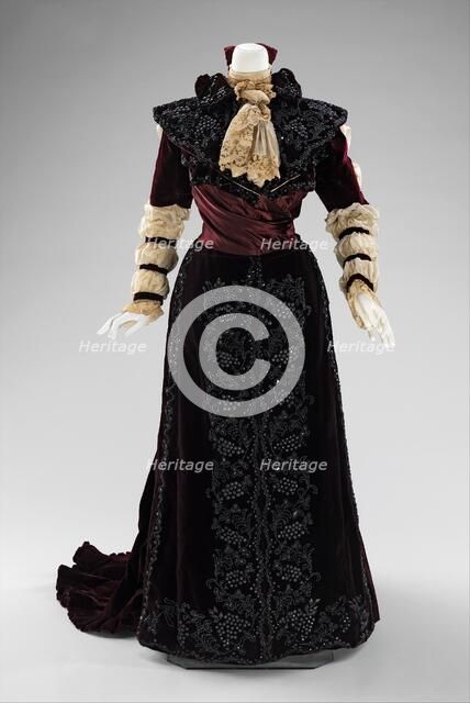 Dress, American, 1890. Creator: Unknown.