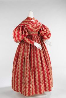 Dress, American, 1832-35. Creator: Unknown