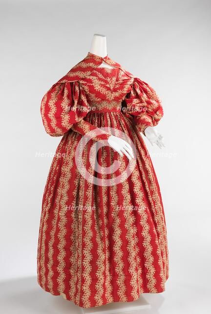 Dress, American, 1832-35. Creator: Unknown.