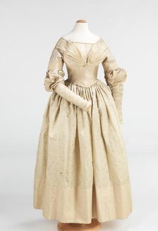 Dress, American, 1837-40. Creator: Unknown