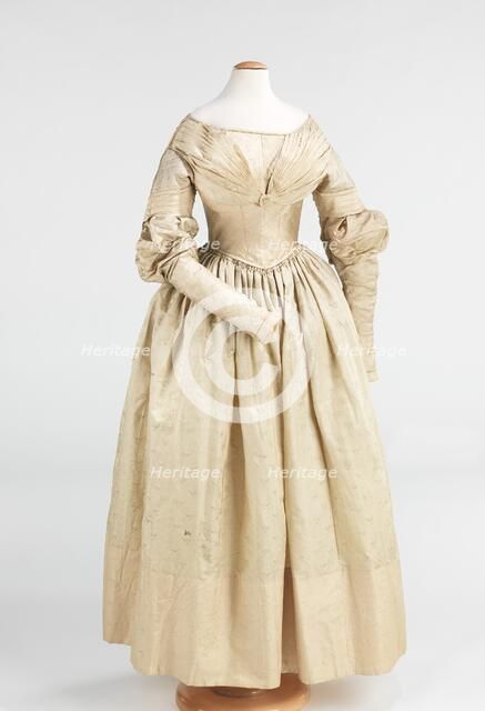 Dress, American, 1837-40. Creator: Unknown.