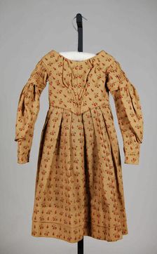 Dress, American, 1837-40. Creator: Unknown